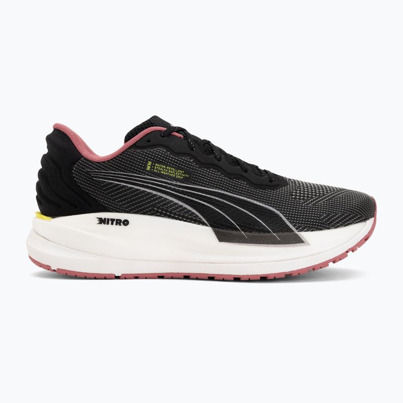 Scarpe da corsa donna Puma Magnify Nitro WTR black/mauvewood 2