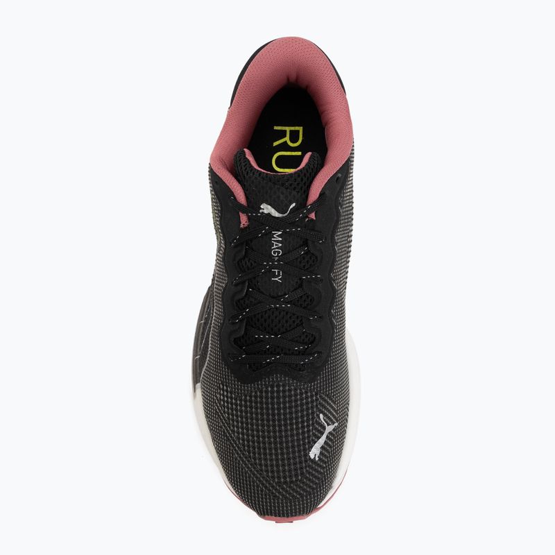 Scarpe da corsa donna Puma Magnify Nitro WTR black/mauvewood 5