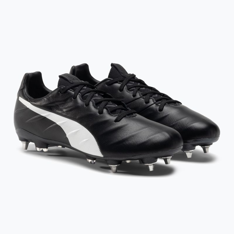 PUMA King Platinum 21 MXSG scarpe da calcio uomo puma nero/puma bianco 4