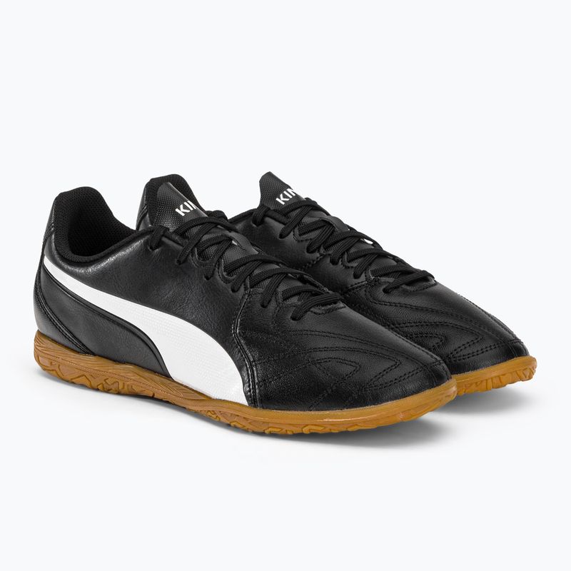 PUMA King Hero 21 IT scarpe da calcio uomo puma nero/puma bianco 4