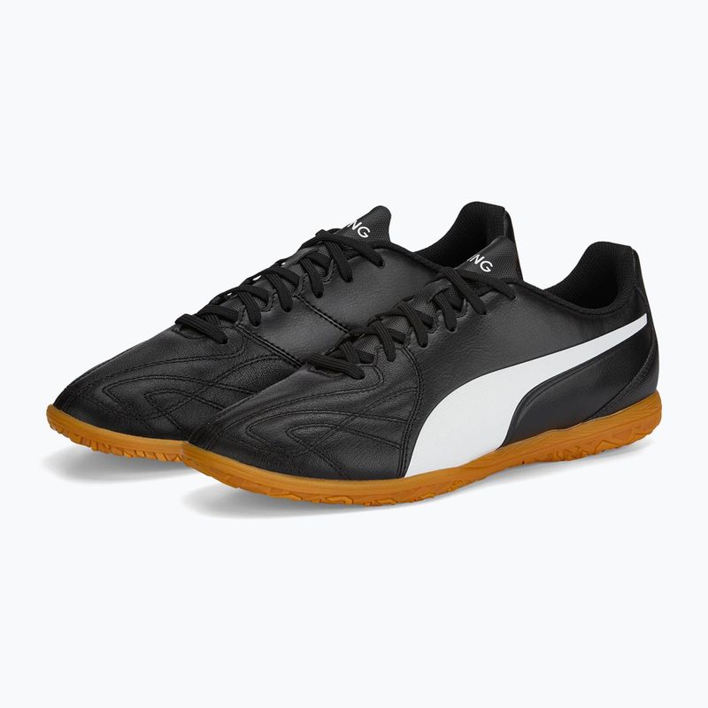PUMA King Hero 21 IT scarpe da calcio uomo puma nero/puma bianco 10