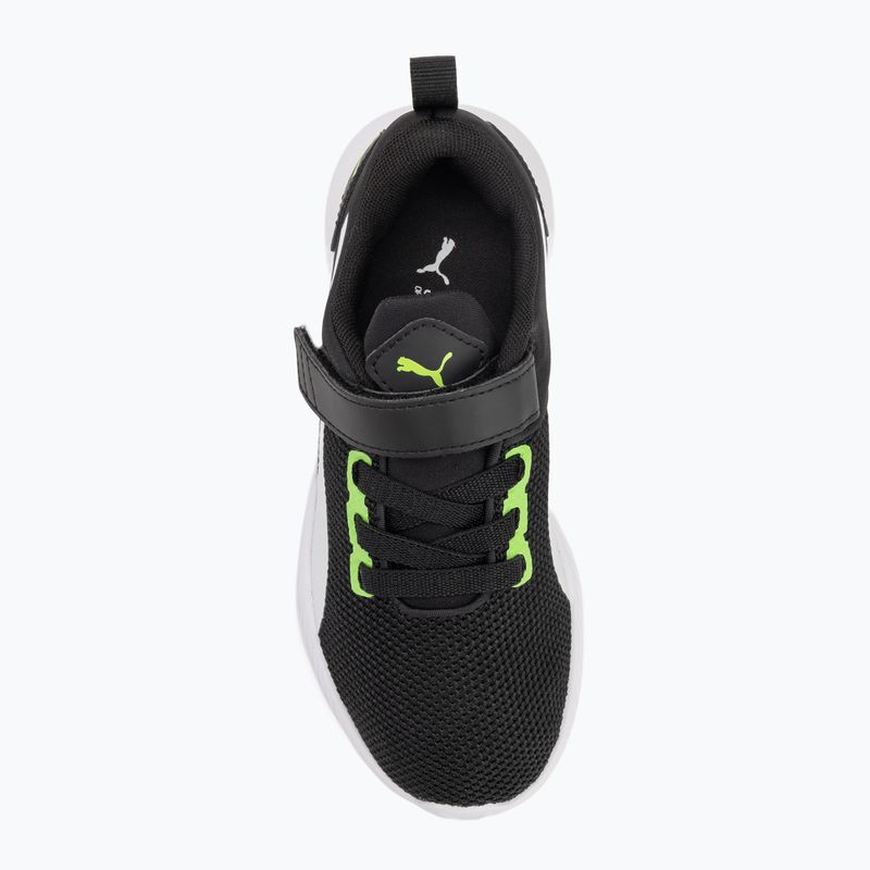 PUMA Flyer Runner V PS scarpe da bambino verde flash/puma bianco 5