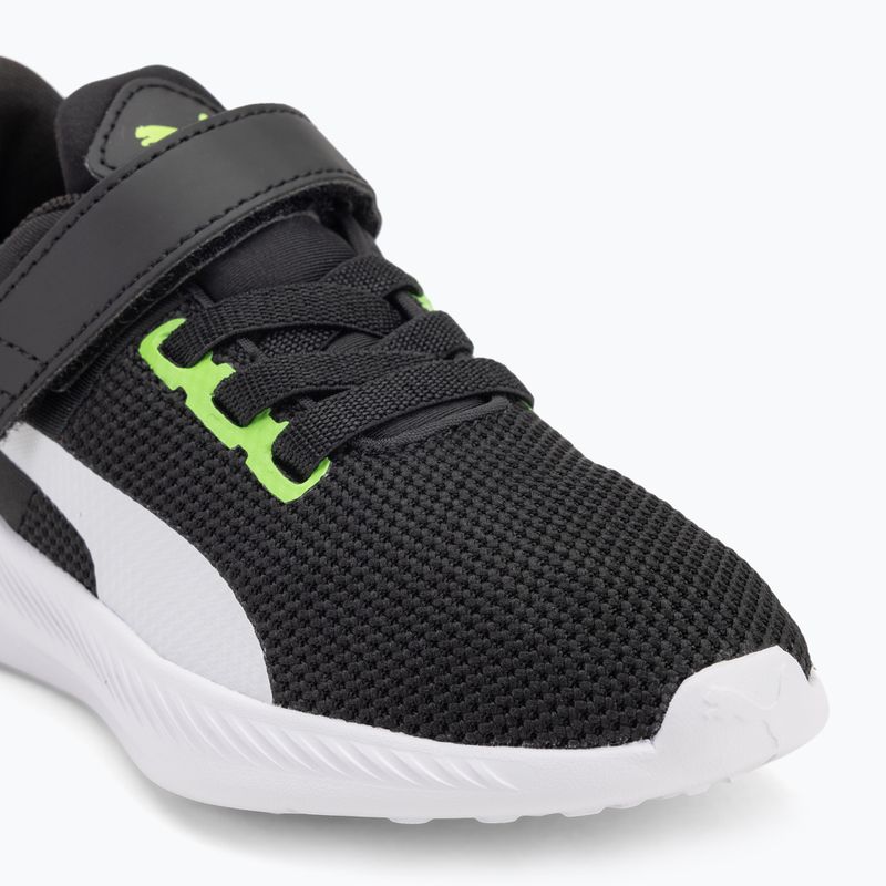 PUMA Flyer Runner V PS scarpe da bambino verde flash/puma bianco 7