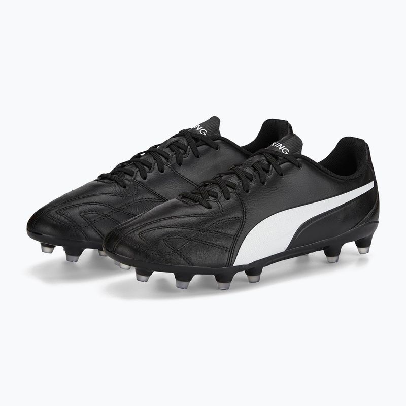 Scarpe da calcio da uomo PUMA King Hero 21 FG puma nero/puma bianco 10