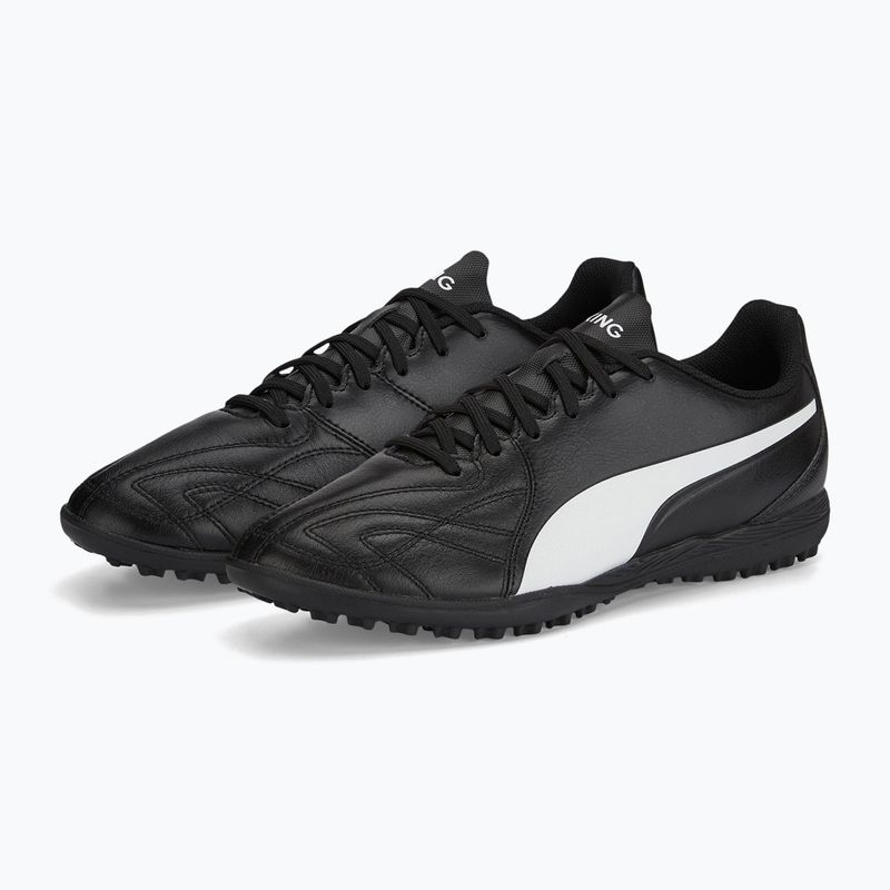 PUMA King Hero 21 TT scarpe da calcio uomo puma nero/puma bianco 10