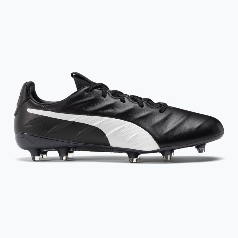 Scarpe da calcio da uomo PUMA King Platinum 21 FG/AG puma nero/puma bianco 2