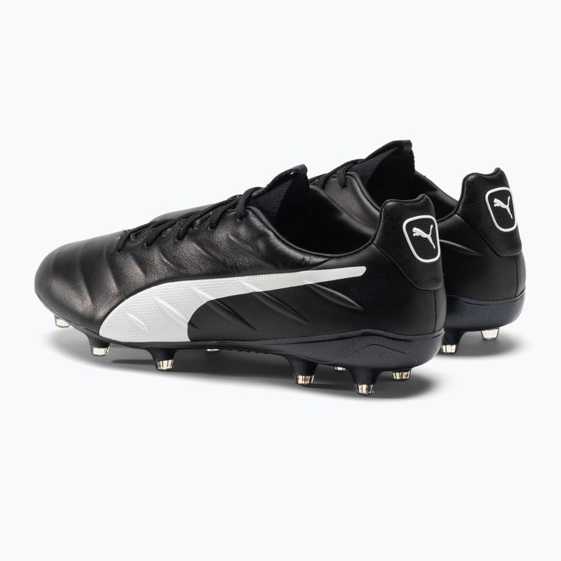 Scarpe da calcio da uomo PUMA King Platinum 21 FG/AG puma nero/puma bianco 3