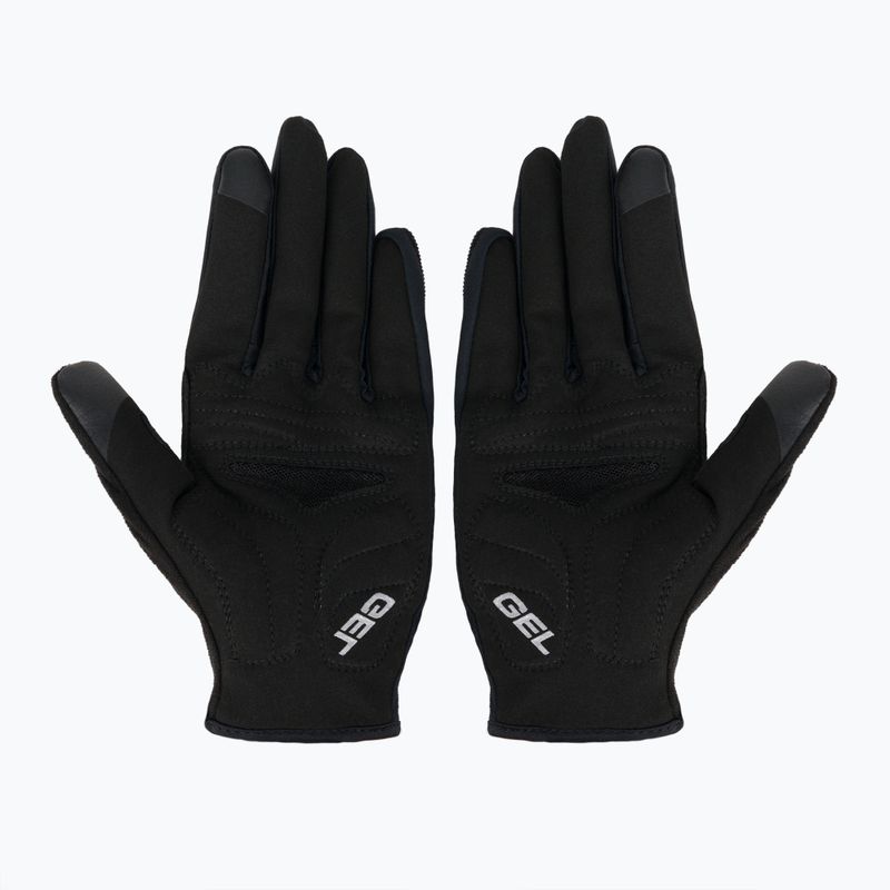 Guanti MTB da uomo ZIENER Clyo Touch Long Gel nero 2