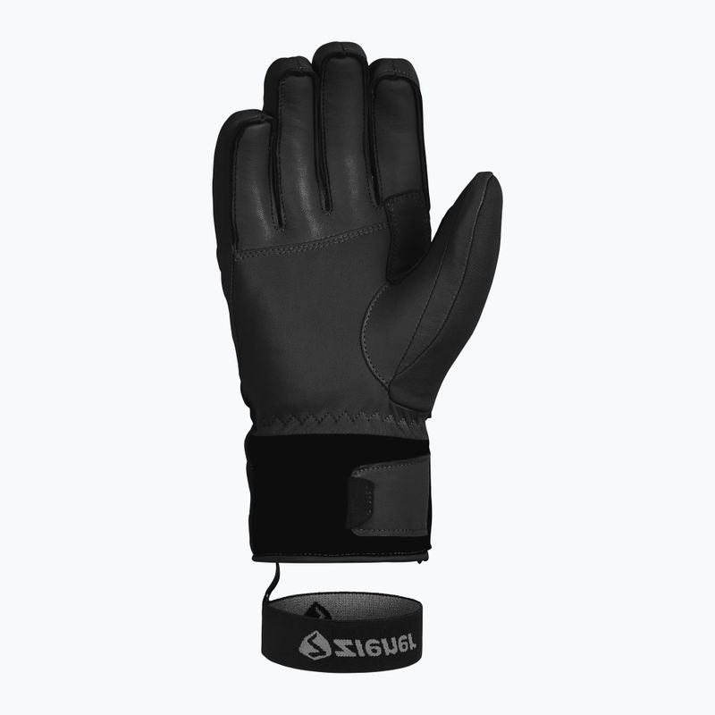 Guanti da sci da donna ZIENER Kuma Aquashield nero 9