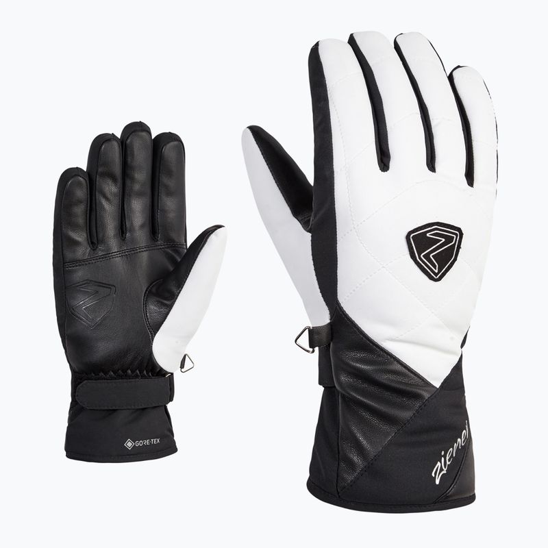 Guanti da sci da donna ZIENER Kamea GTX bianco 801198 7