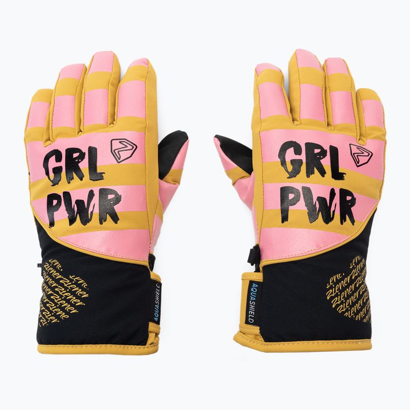 Guanto da sci per bambini ZIENER Liwa AS PR rosa 801997 2