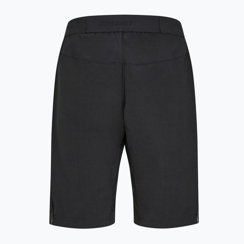 Pantaloncini da sci da uomo ZIENER Nuran nero 224282 2