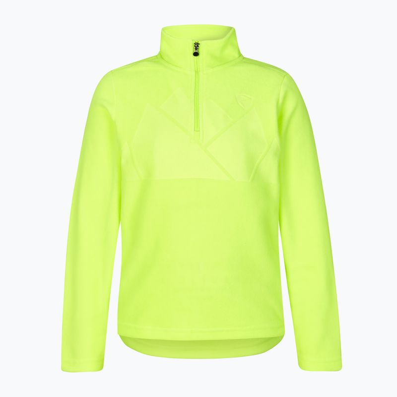 Felpa da bambino ZIENER Jonki verde neon