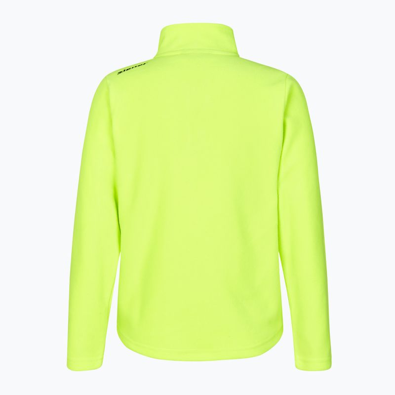 Felpa da bambino ZIENER Jonki verde neon 2