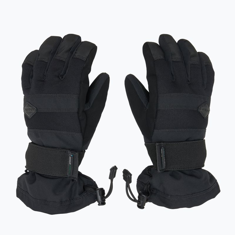 Guanti da snowboard per bambini ZIENER Manu Aquashield nero 3