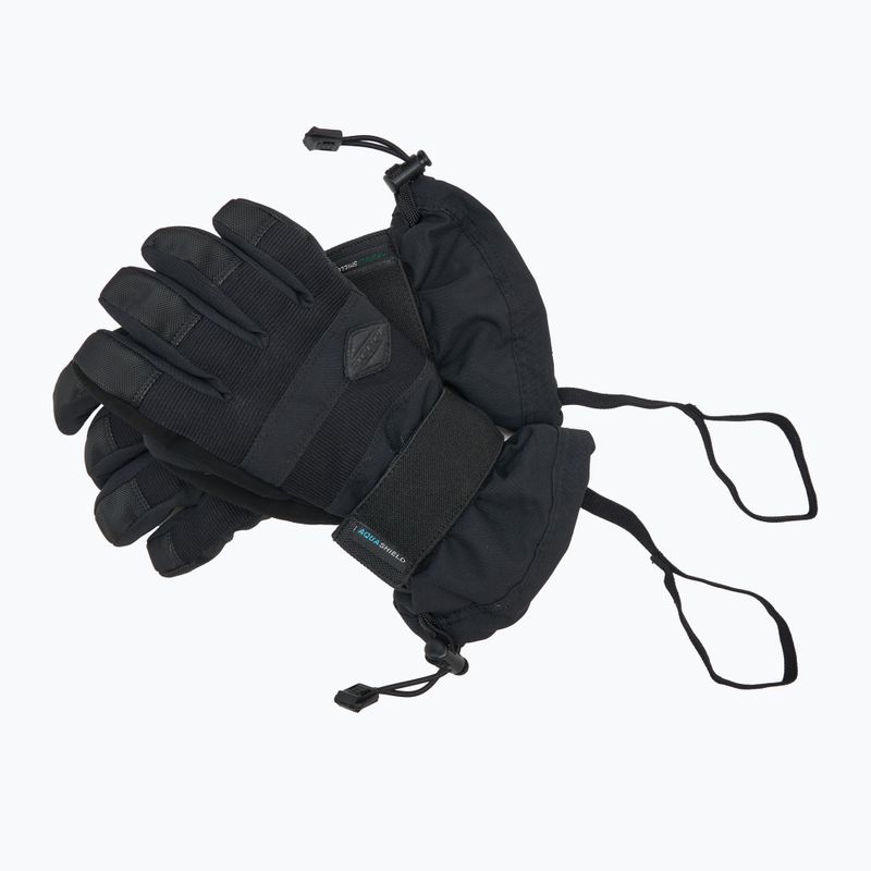 Guanti da snowboard per bambini ZIENER Manu Aquashield nero 6