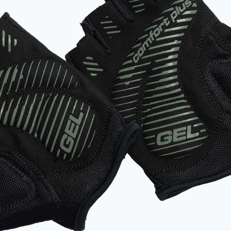 Guanti da ciclismo da uomo Ziener MTB Collby Gel verde pietra 5