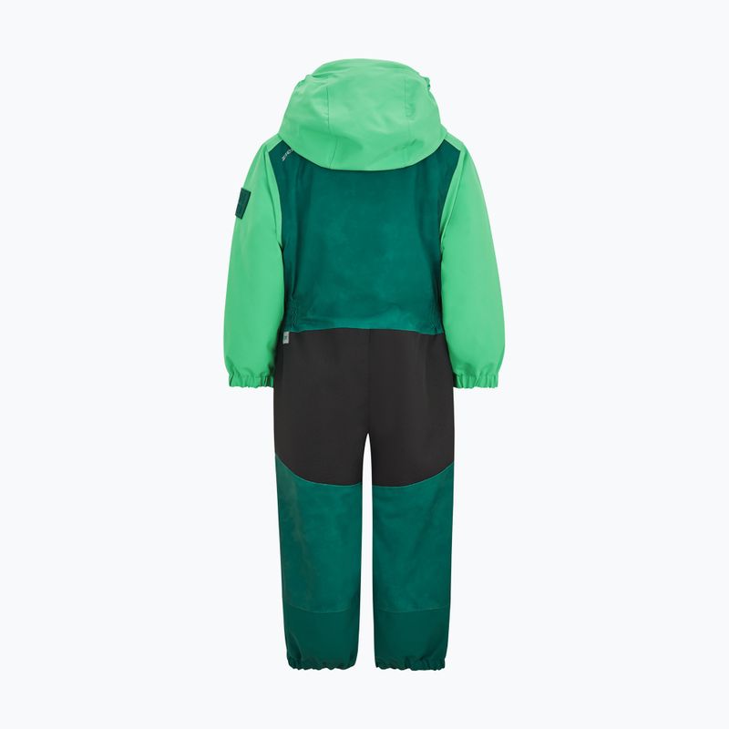 ZIENER Anup Mini tuta da sci da bambino tie dye verde intenso 2