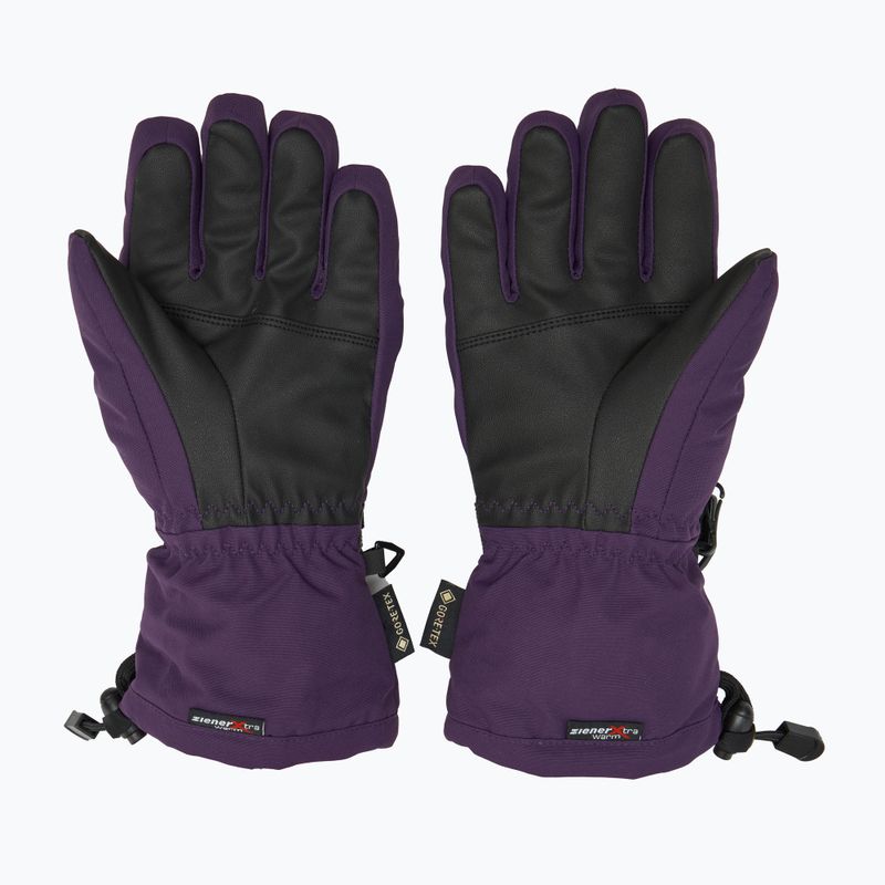 ZIENER Guanti da sci per bambini Lani GTX viola scuro 2