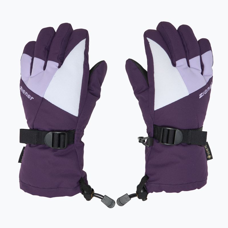 ZIENER Guanti da sci per bambini Lani GTX viola scuro 3