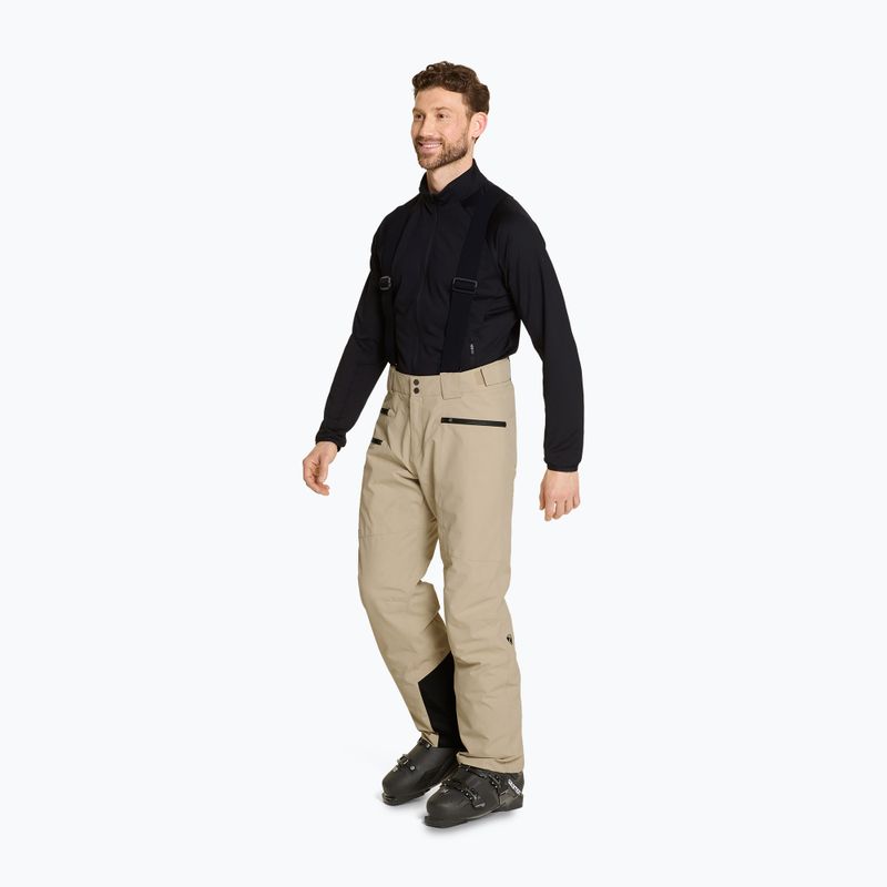 Pantaloni da sci da uomo ZIENER Tronador anacardo ripstop 3