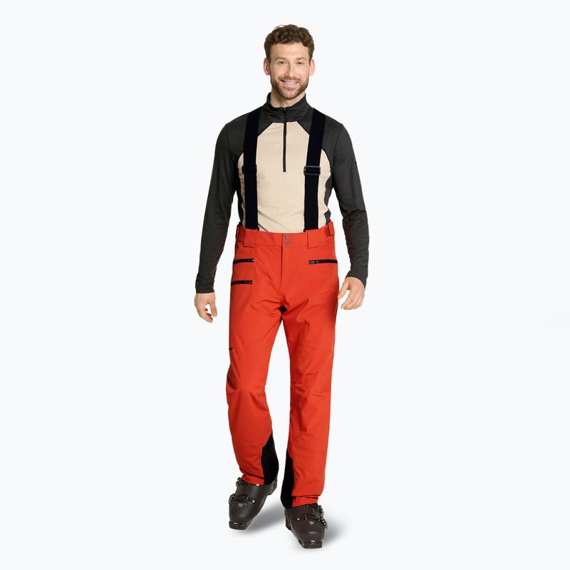 Pantaloni da sci da uomo ZIENER Tronador arancione zucca