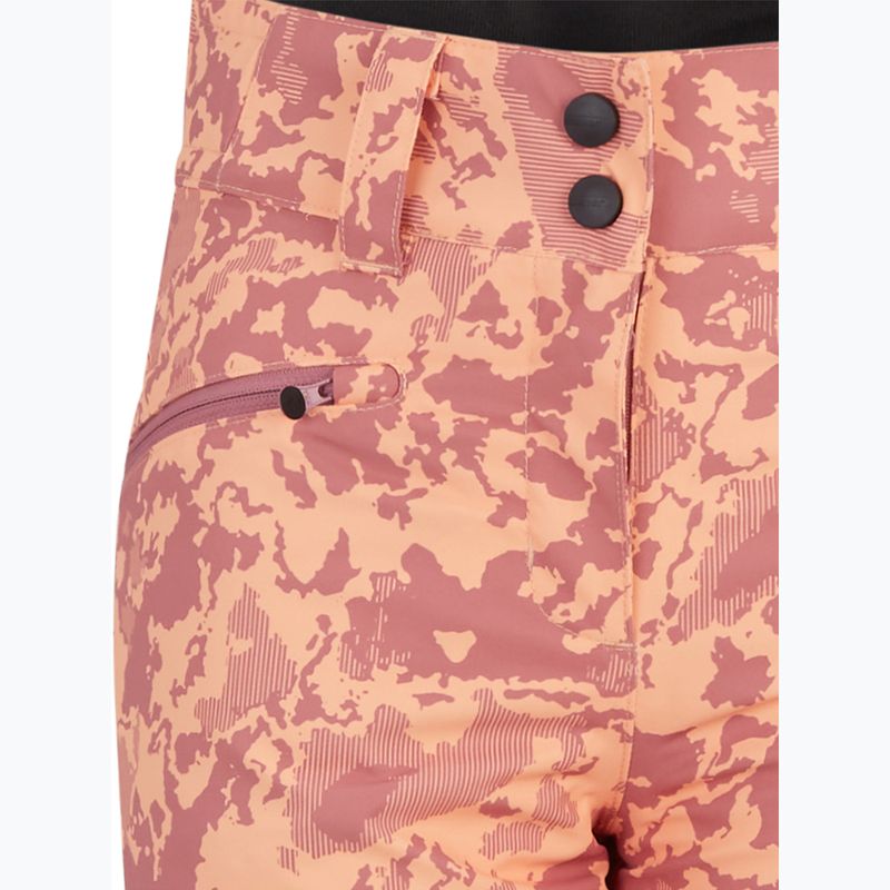 ZIENER pantaloni da sci per bambini Alin rose blossom camo 3