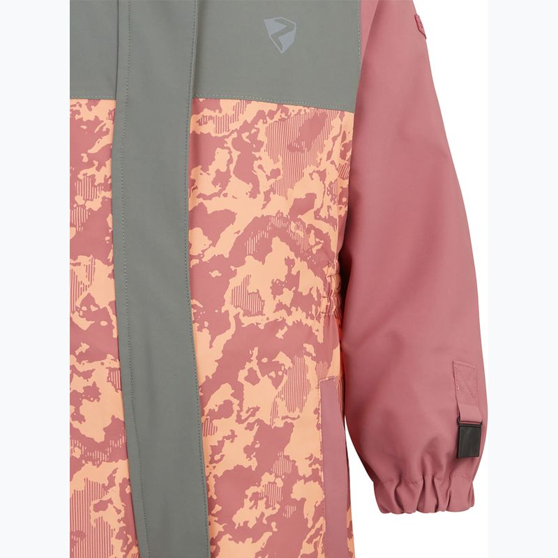 Tuta da sci ZIENER per bambini Anup rose blossom camo 3