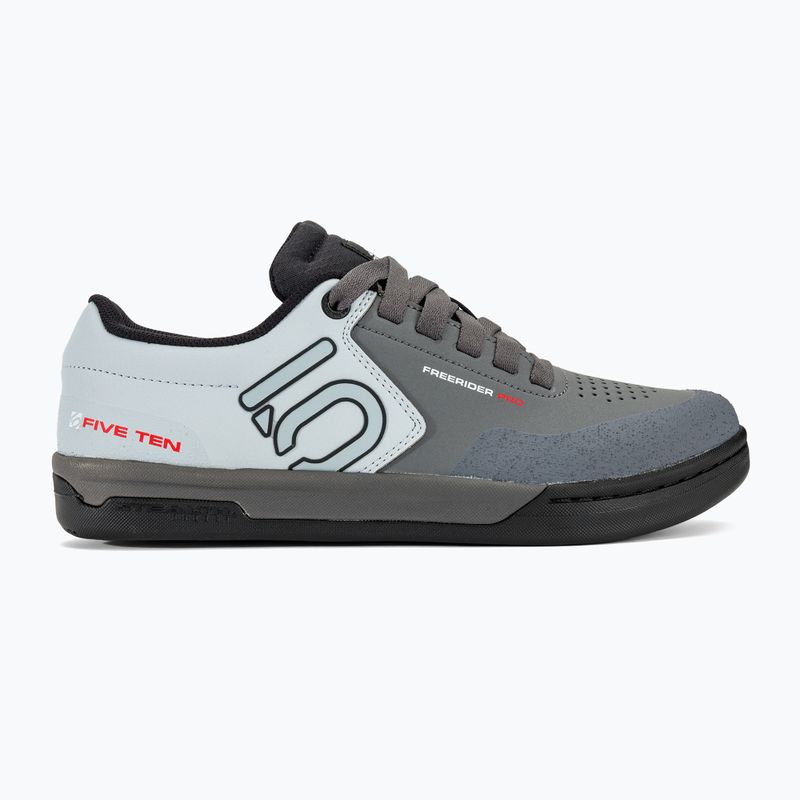 Scarpe da ciclismo uomo piattaforma adidas FIVE TEN Freerider Pro grey five/ftwr white/halo blue 2