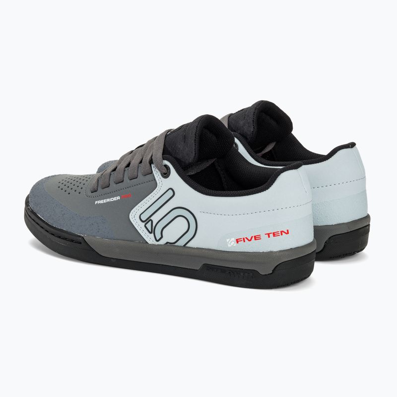 Scarpe da ciclismo uomo piattaforma adidas FIVE TEN Freerider Pro grey five/ftwr white/halo blue 4