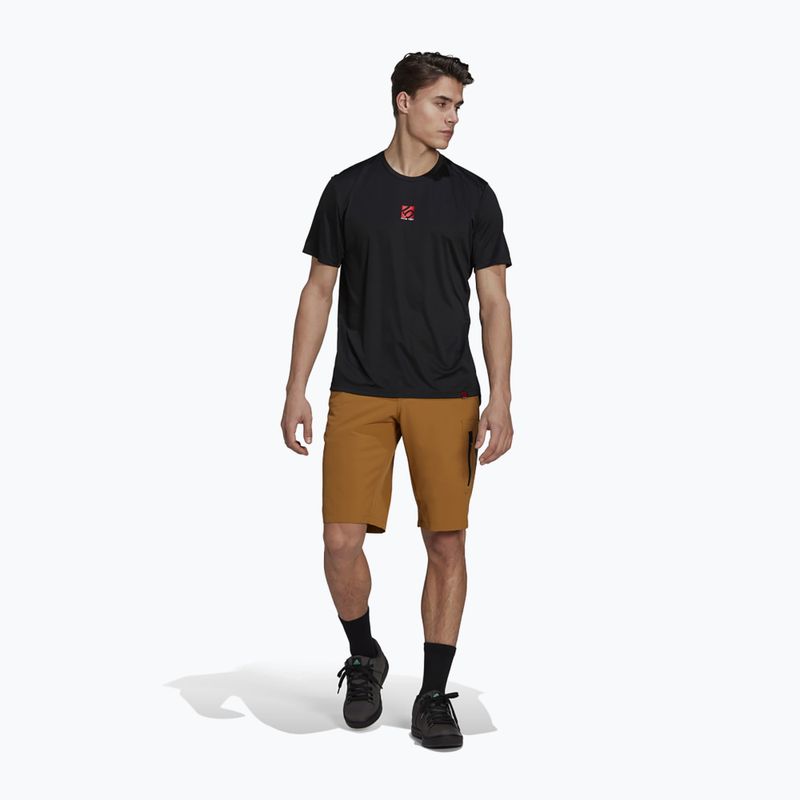 Uomo adidas FIVE TEN Trailx Bike Tee nero 2