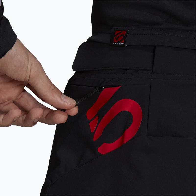 Pantaloncini da ciclismo adidas FIVE TEN Trailx Bermuda uomo, antracite 5