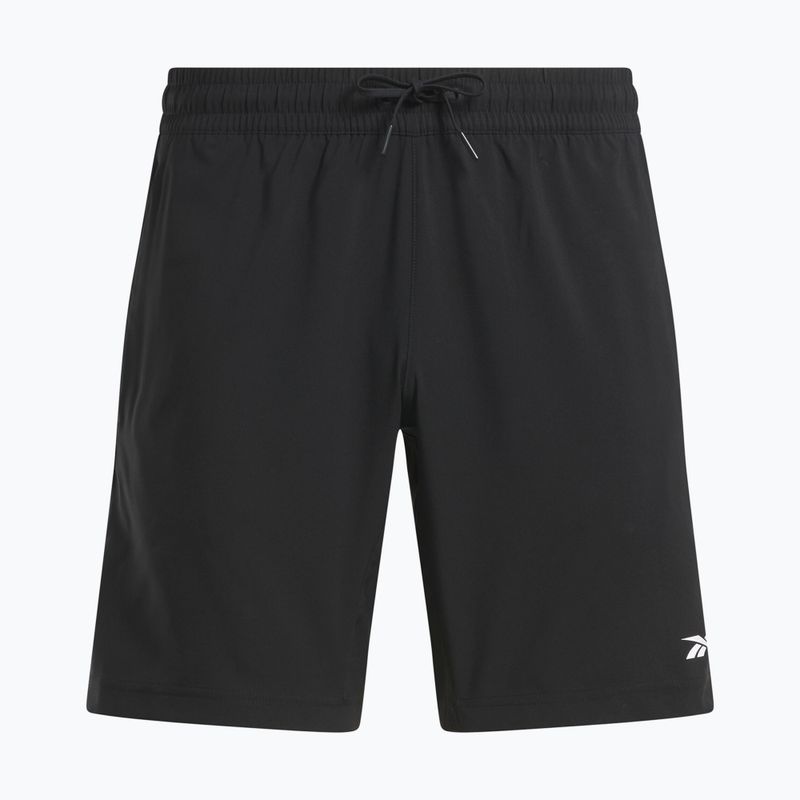 Pantaloncini da allenamento Reebok da uomo in tessuto nero