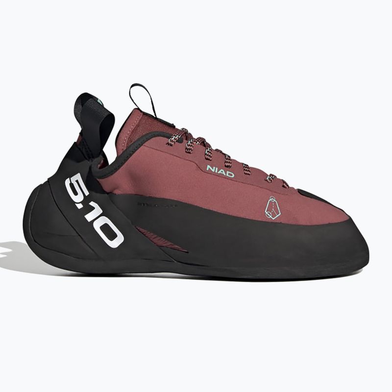 Scarpe da arrampicata da uomo adidas Five Ten Niad Lace core black/crew red/acid mint 9