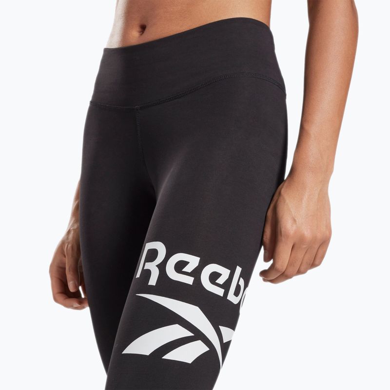 Leggings donna Reebok Identity Big Logo Cotone nero 4