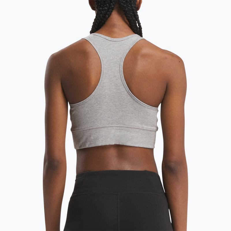 Reggiseno da allenamento Reebok Identity Big Logo grigio medio/bianco da donna 3
