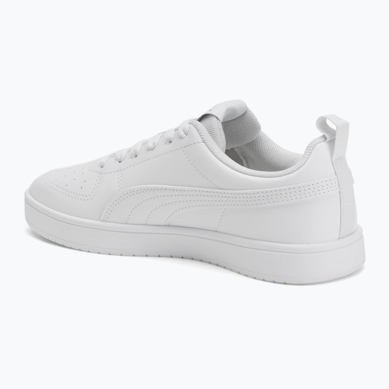 PUMA Rickie Jr junior scarpe puma bianco/puma bianco/grigio ghiacciaio 3