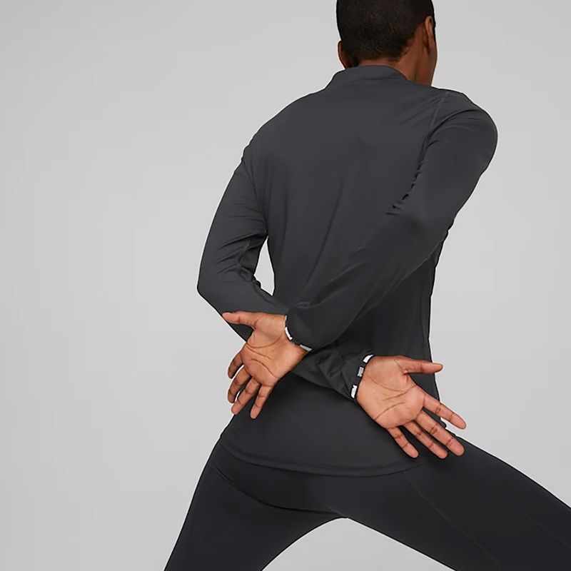 Felpa da allenamento da donna PUMA Strong 1/4 Zip puma nero 4