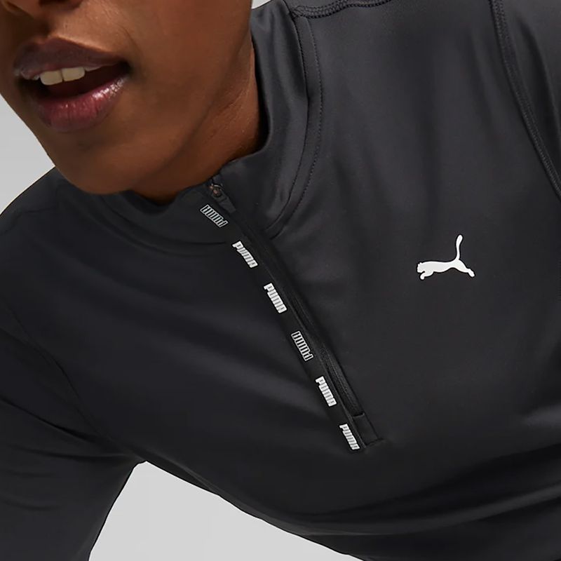 Felpa da allenamento da donna PUMA Strong 1/4 Zip puma nero 6