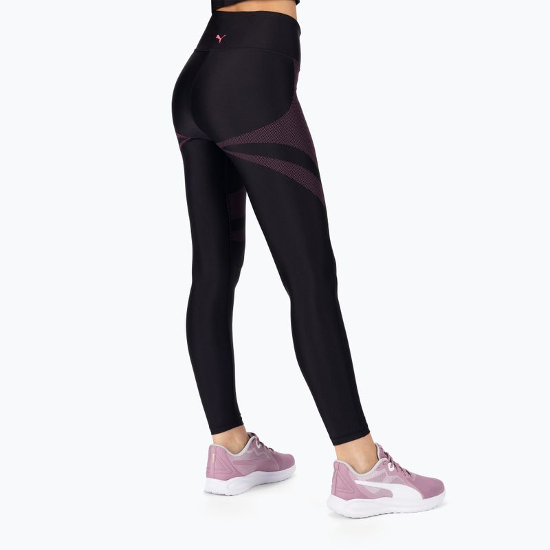 Leggings da allenamento donna PUMA Eversculpt HW Full Tight puma nero/rosa tramonto 3