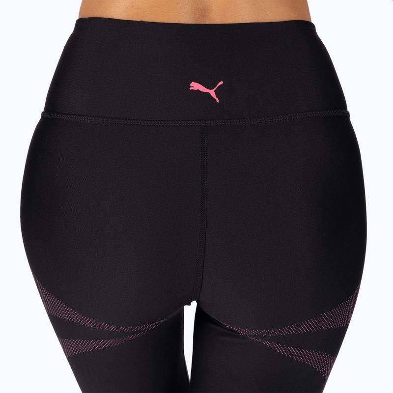 Leggings da allenamento donna PUMA Eversculpt HW Full Tight puma nero/rosa tramonto 4