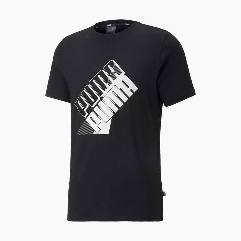 Maglietta da allenamento da uomo PUMA Power Logo puma nero 6