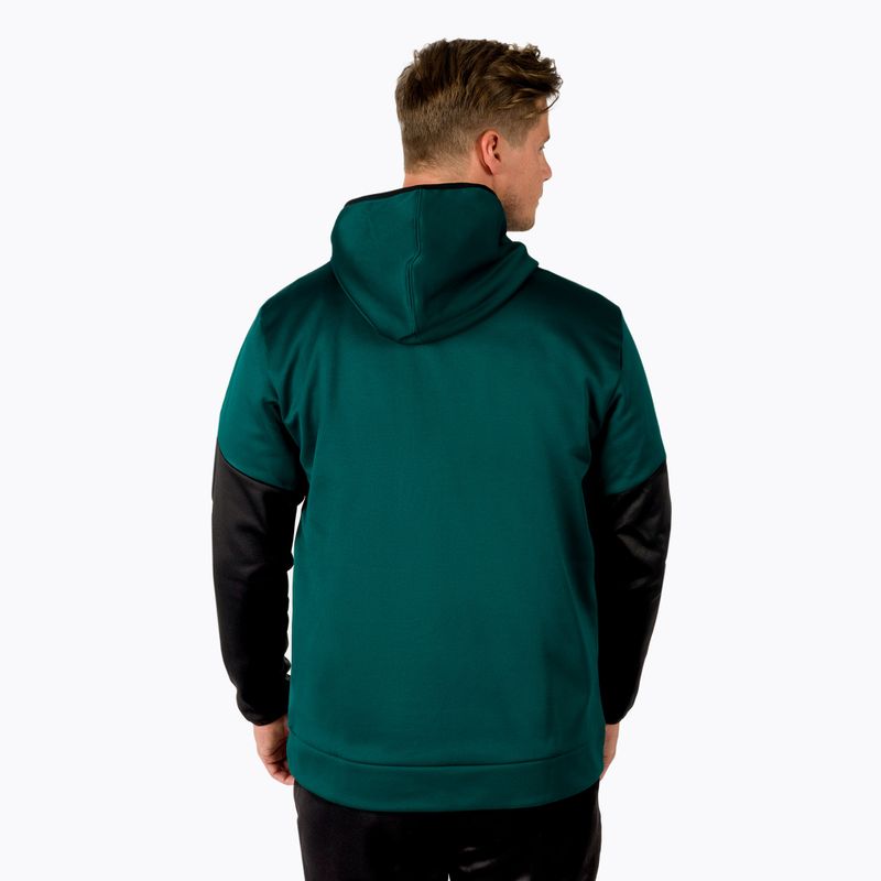 Felpa da allenamento da uomo PUMA Train All Day PWR Fleece Hd verde varsity/puma nero 2