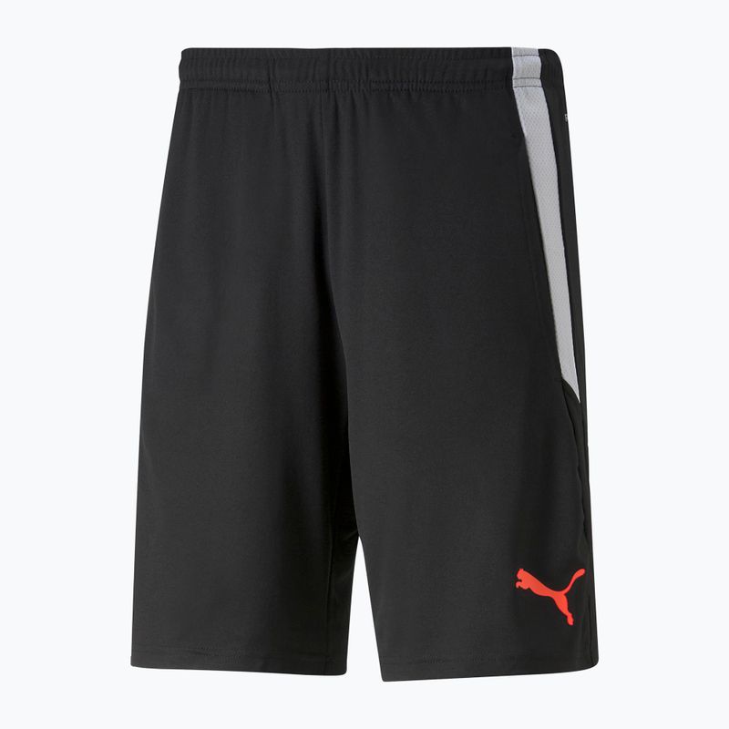 Pantaloncini da calcio PUMA Teamliga Training 2 da uomo puma nero/puma bianco/rosso