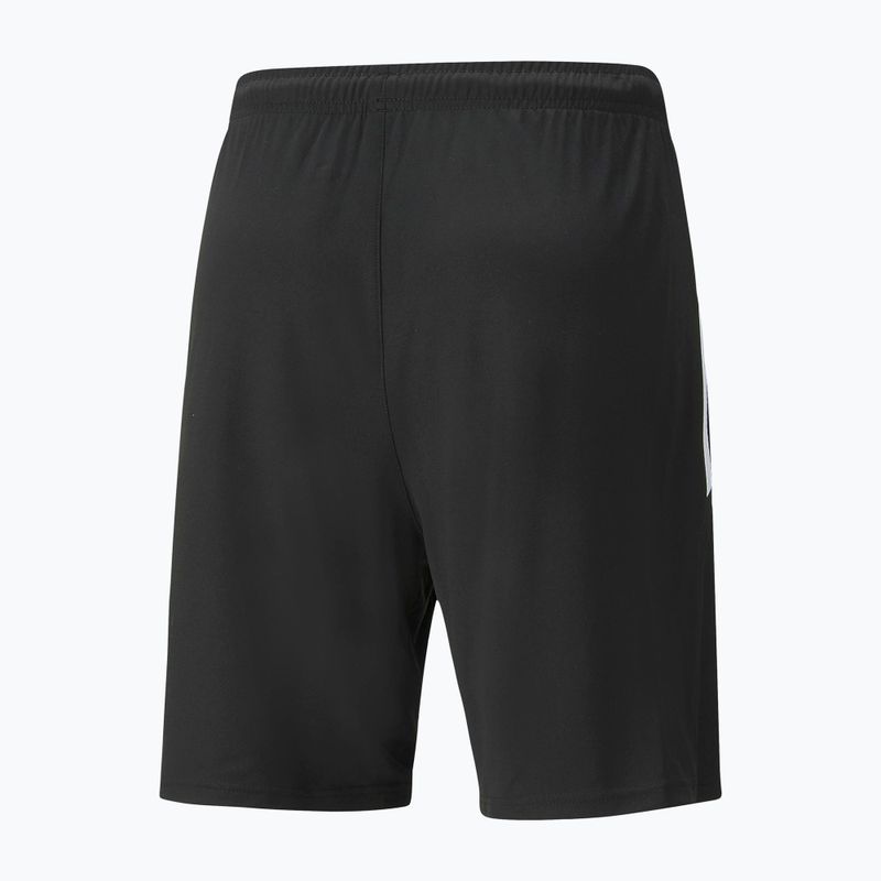 Pantaloncini da calcio PUMA Teamliga Training 2 da uomo puma nero/puma bianco/rosso 2
