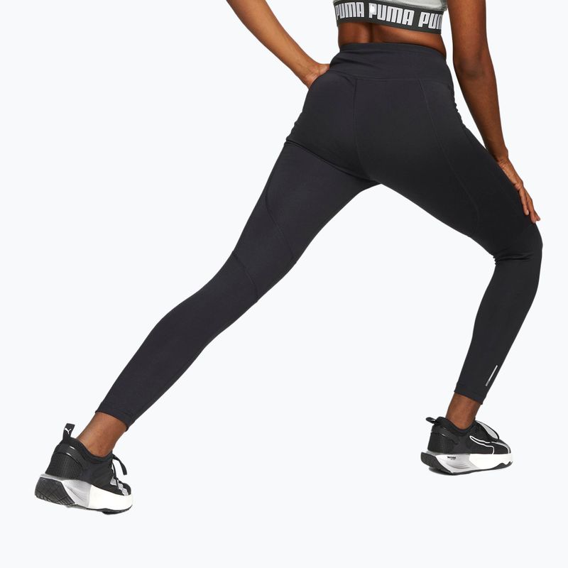 Leggings da allenamento da donna PUMA Train Favorite Logo Vita Alta 7/8 puma nero 4