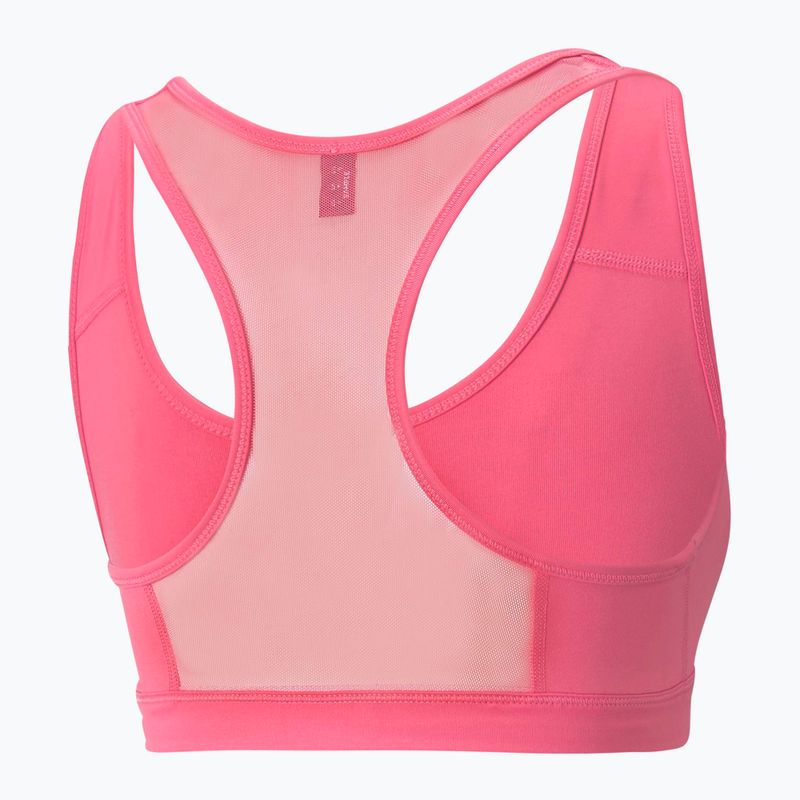 Reggiseno fitness PUMA Mid Impact 4Keeps rosa tramonto 6