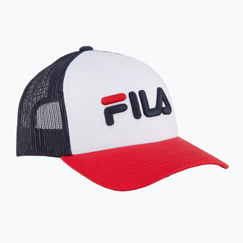 Cappello da baseball FILA Beppu true red/bright white/medieval blue