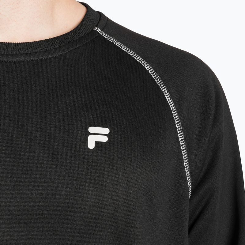 FILA Landin Raglan Crew Felpa uomo nero 3