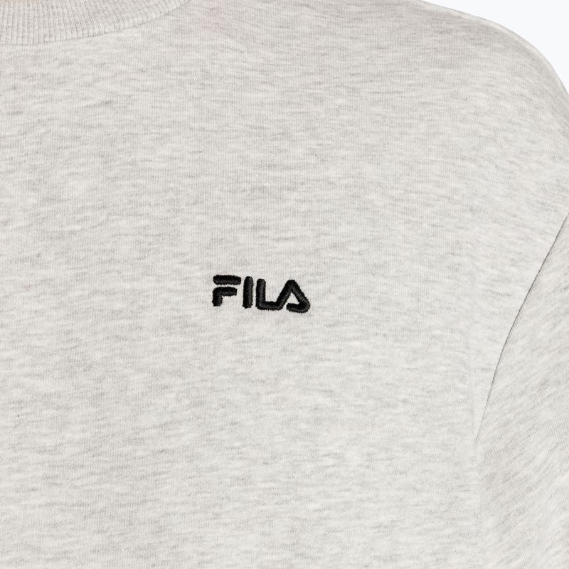 FILA Brustem Crew Felpa da uomo grigio chiaro melange 3